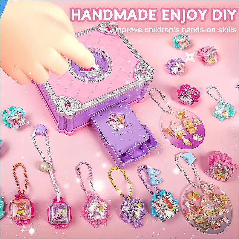 Jewelry Making For Kids - Kit de fabrication d'autocollants 3D, Machine
