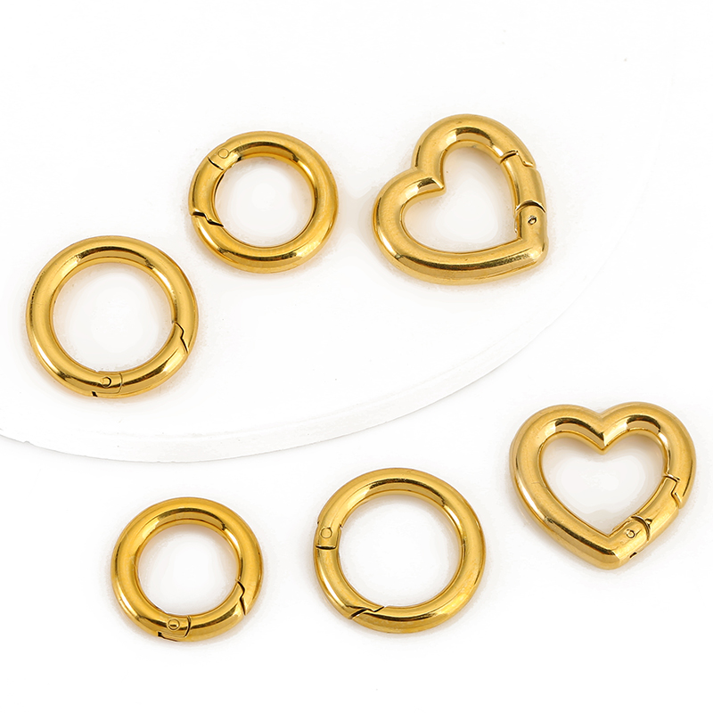 Jewelry Making Ideas - Fermoirs en acier inoxydable, 2 pièces,