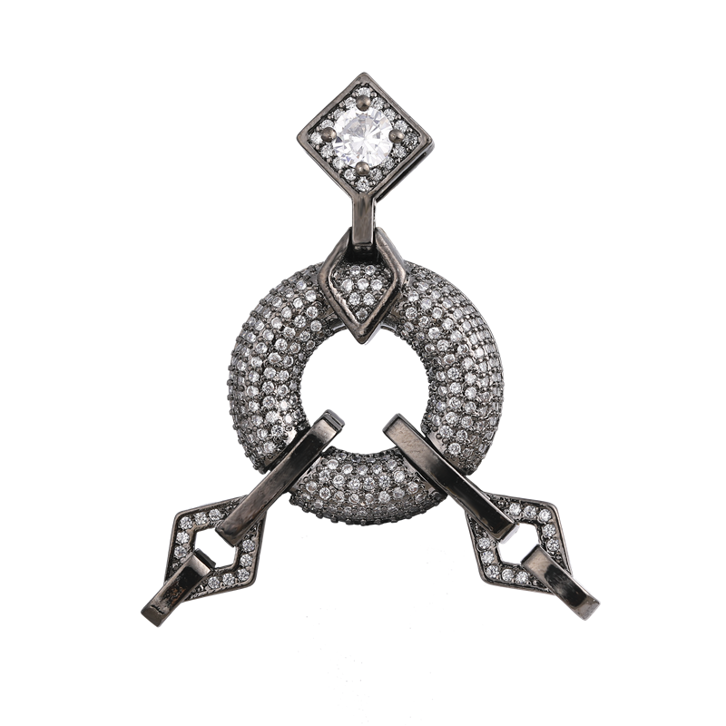 Jewelry Making Bead - Juya-Attache triangulaire géométrique faite à la