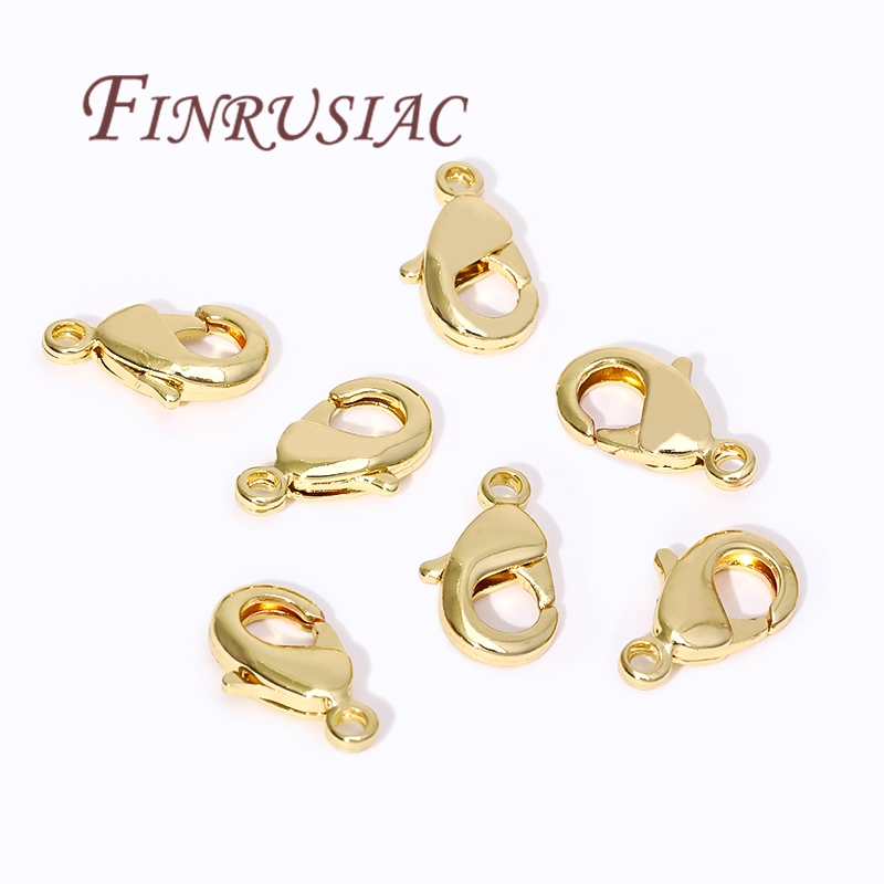 Jewelry Making Gold - Fermoirs à ressort plaqués or 18