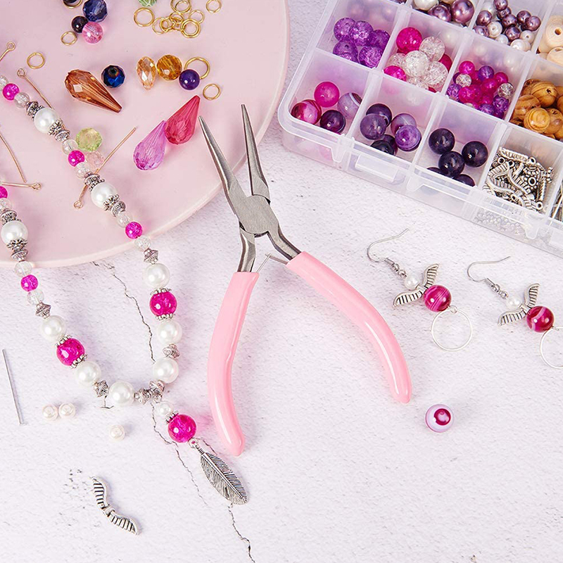Jewelry Making Round Nose Pliers - Pince coupante diagonale isolée à bout