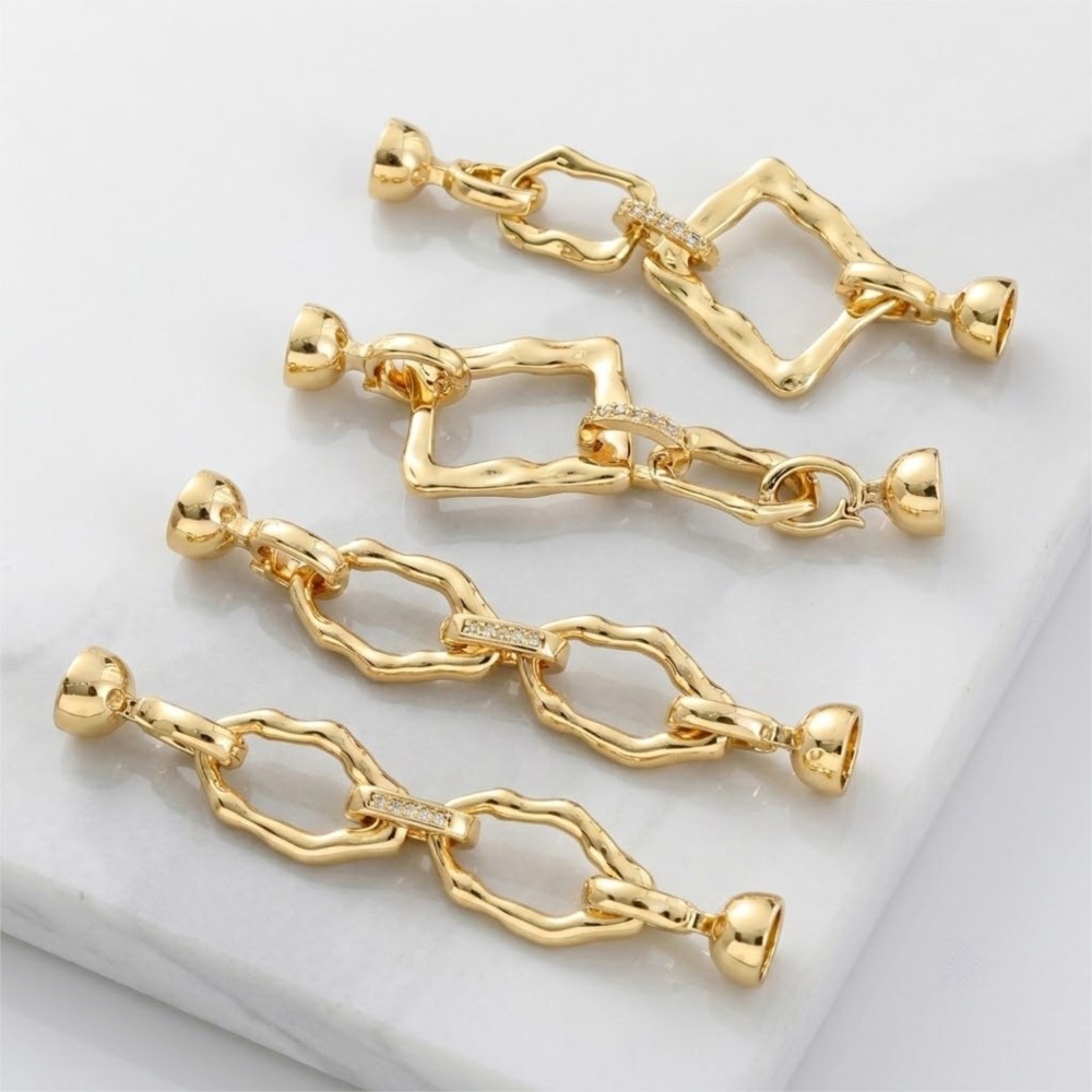 Jewelry Making Gold - 1 pièce de boucle de connexion