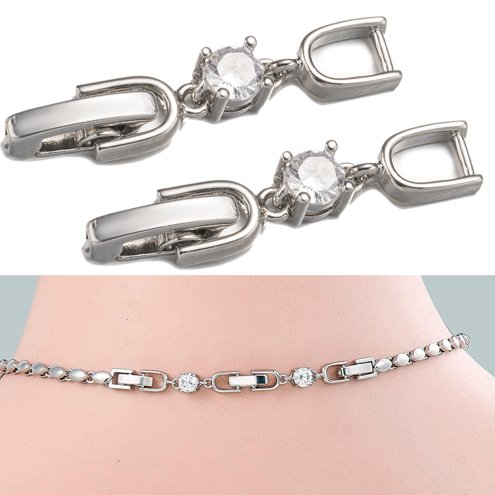 Jewelry Making Gold - Ensemble de fermoirs d'extension pliables en
