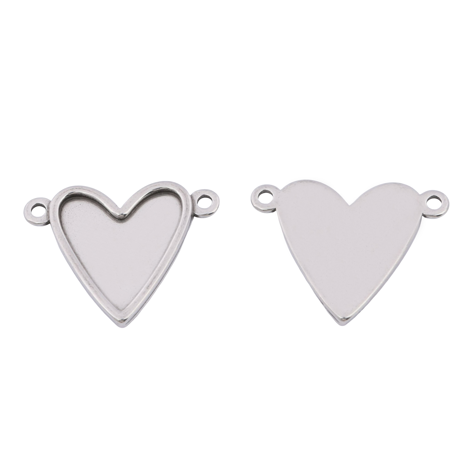 Pendant Blank Bezel - 10 pièces de bases de connecteurs