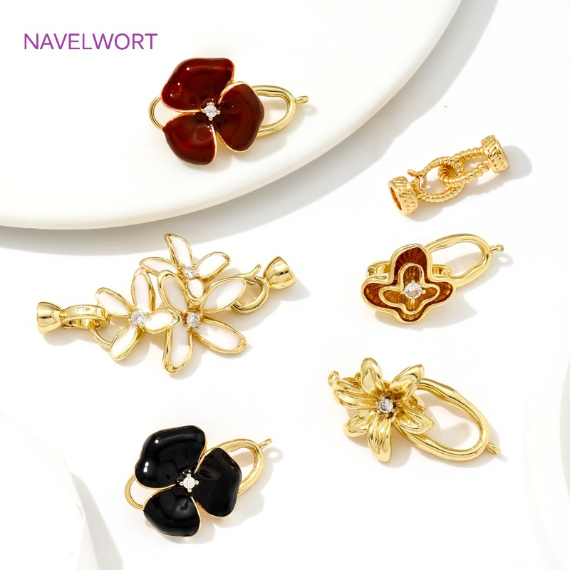 Jewelry Making Essentials - Fermoirs en laiton plaqué or 18