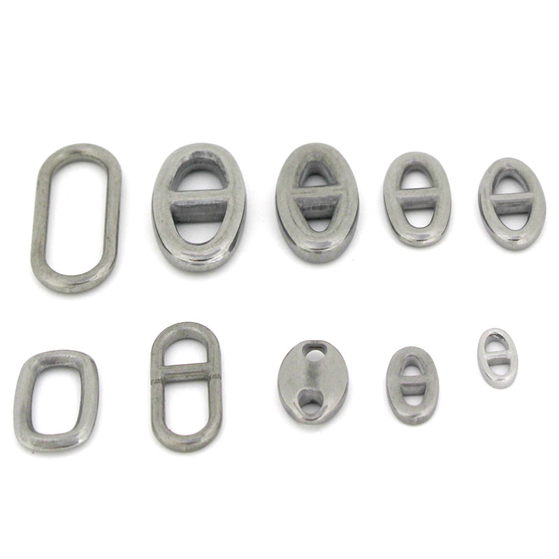 Jewelry Making Charms - Connecteur ovale à Double trou en