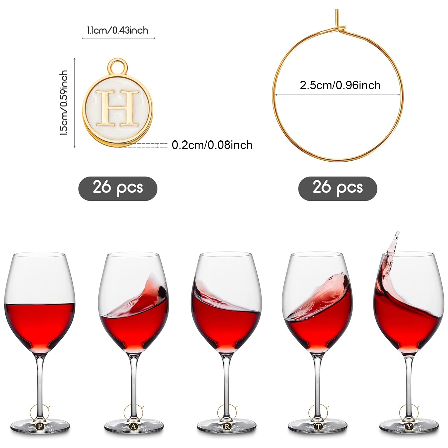 Breloques à vin pour verres à  - Jewelry Making Glasses avis et prix