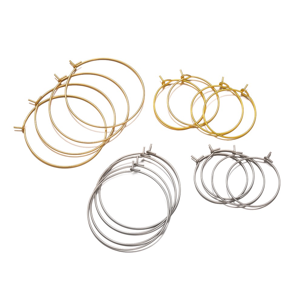 50 pièces de cerceaux d'oreill - Jewelry Making Charms avis et prix