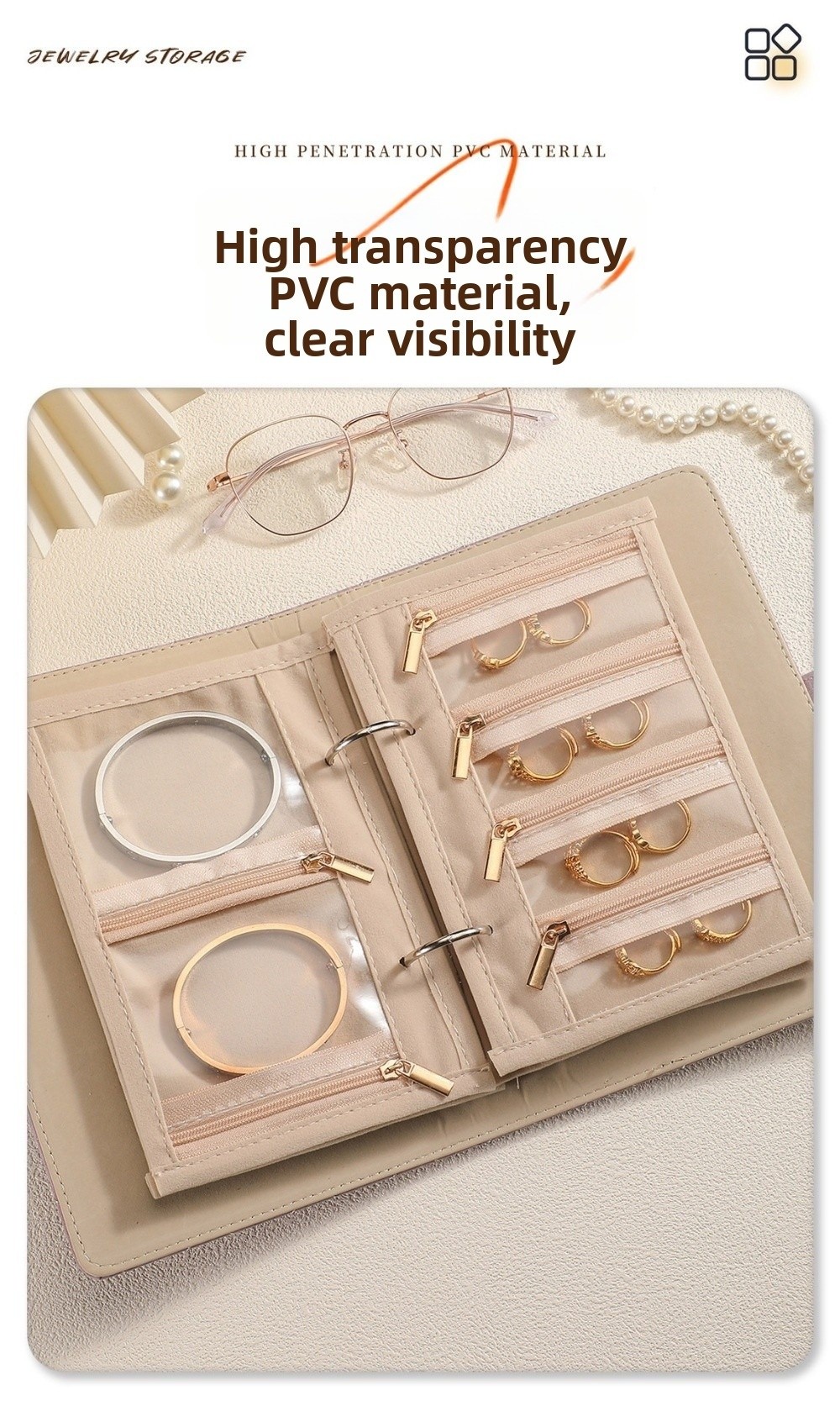 Livre de rangement transparent - Jewelry Making Journal avis et prix