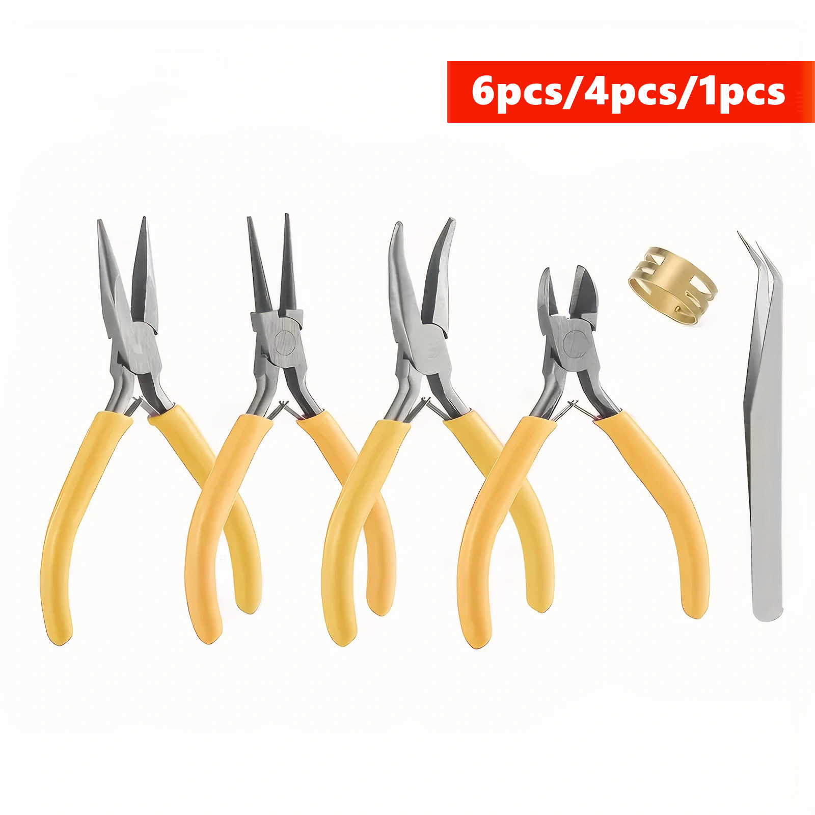 Ensemble de pinces jaunes pour - Jewelry Making Round Nose Pliers avis et prix