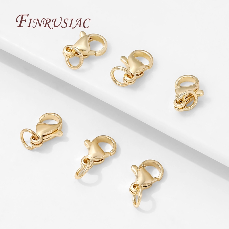 Fermoirs à homard en acier ino - Jewelry Making Gold avis et prix