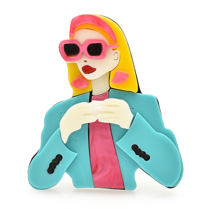 Wuli&baby Broches en acrylique - Jewelry Making Glasses avis et prix