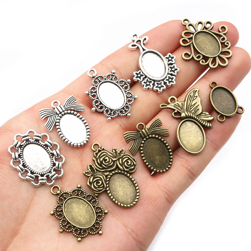 20pcs Convient 10x14mm Cabocho - Pendant Blank Bezel avis et prix