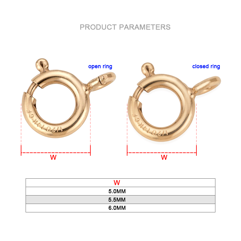 Fermoirs à ressort en or rempl - Jewelry Making Ideas avis et prix